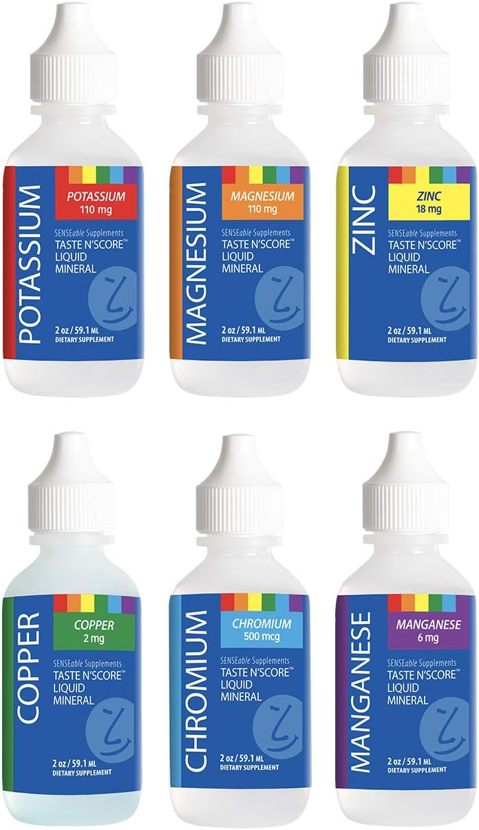 Taste N' Score Liquid Ionic Manganese Mineral Supplement; 100% Pure; 6 mg; 118 Servings: Health & Personal Care