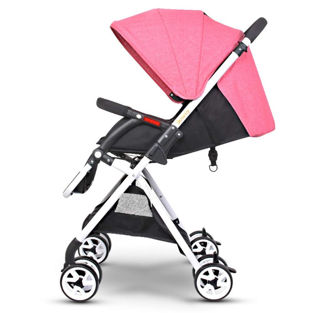 pink toddler stroller