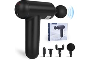 Skcoipsra Massage Gun, Gifts for Men Women Dad Mom, 1.76 Pounds Muscle Massager for Back Neck Pain Relief, 6 Speeds Electric Massager for Athletes, Gifts from Daughter Son Wife