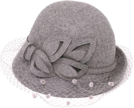 womens grey hat