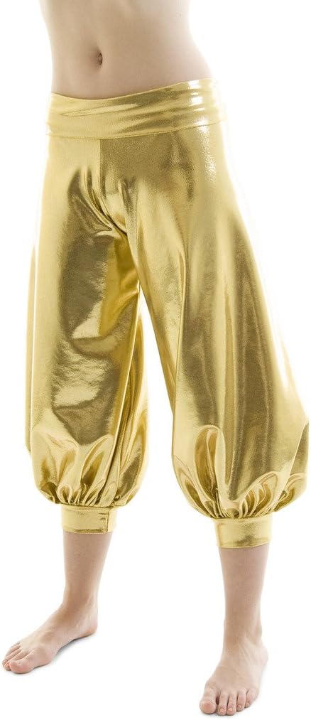 Dance Gear Harem Children's Metallic Pants