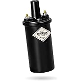 PerTronix Flame-Thrower Ignition Coil 40,000 Volt, Black, 40011 | 6 &amp; 12V High Output Performance Ignition Coil, 1.5 Ohm Oil-Filled Canister, Electronic Compatible