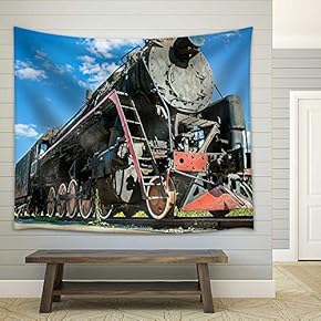 Old Steam - Fabric Wall Tapestry Home Decor - 51x60 inches