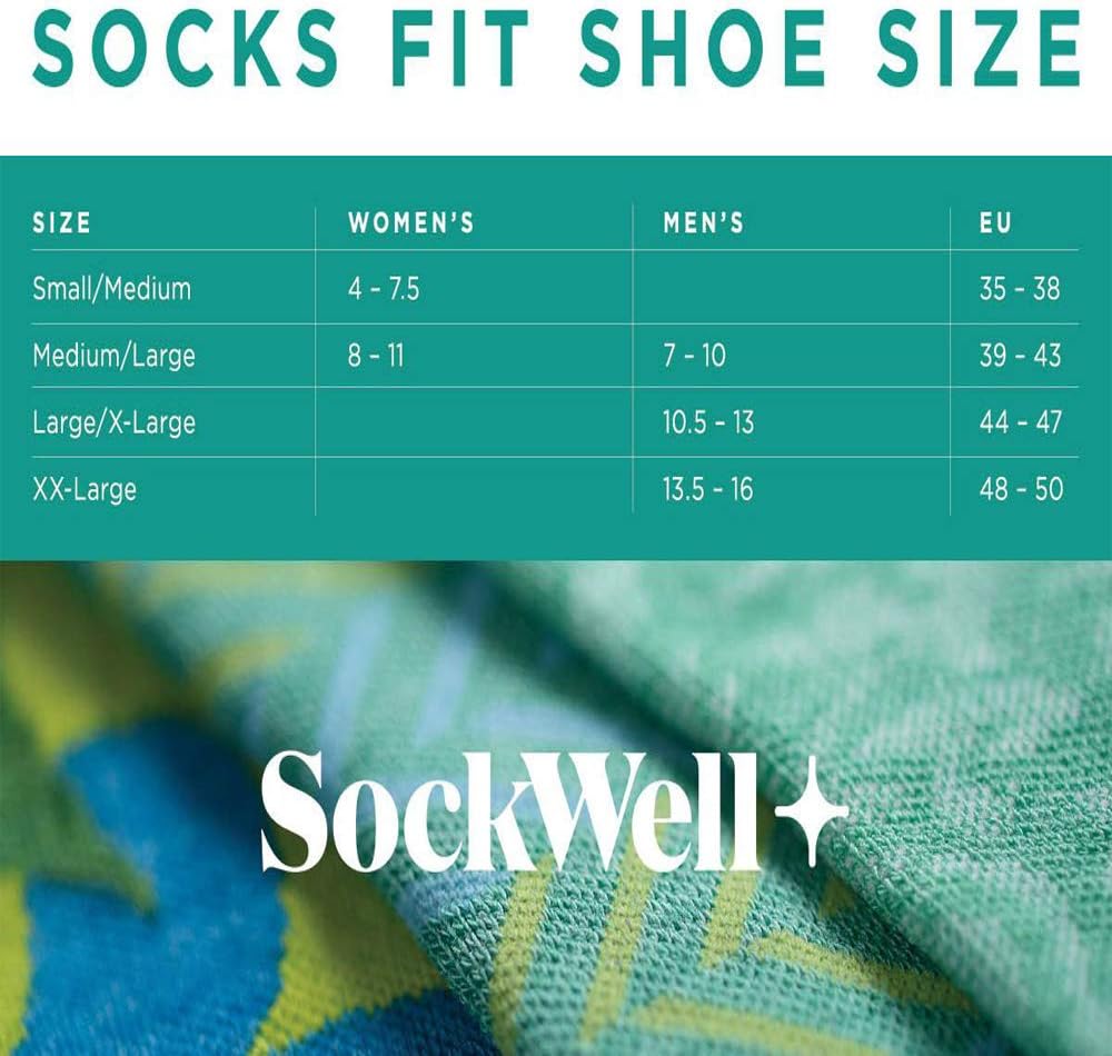 Sockwell Women's Graduated Compression Stocking, Damask Black, M-L - Image 3