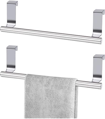 Lot de 3 supports de radiateur réglables pour sèche-serviettes incurvés ou plats avec accessoires d'installation