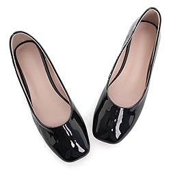 LUXINYU Patent Leather Flats for Women Classic