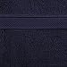 Amazon Brand – Pinzon 6 Piece Blended Egyptian Cotton Bath Towel Set - Navy