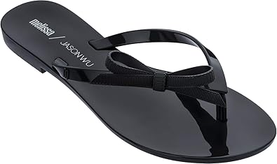 Melissa flip flops black Clearance