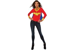 RUBIES Rubie's Women's DC Superheroes Wonder Woman Sporty Tee, Multi, Large