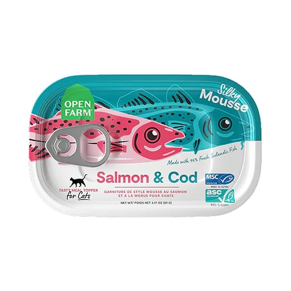 ARCTIC SALMON & COD FISH TOPPER PATE FOR CATS & DOGS BY OPEN FARM