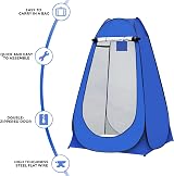 Denny International Portable Outdoor Instant Pop Up Privacy Tent Blue Camping view 3
