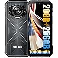 DOOGEE 4G Rugged Cell Phone Unlocked,20GB+256GB Android 14 Smartphone,10800mAh,50MP+16MP Camera, 6.58" HD+ Display,Dual SIM/OTG/GPS/NFC S Cyber Smartphone Black