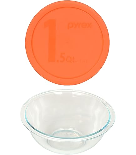 Amazon.com: Pyrex 323 1.5-Quart Glass Mixing Bowl & 323-PC Red