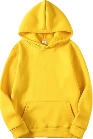 blank yellow hoodie