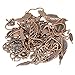 100g Mixed Charms Pendants Assorted DIY Antique Bronze Charms Pendant for Crafting Bracelet Necklace Jewelry Findings Jewelry Making Accessory (Red Copper)