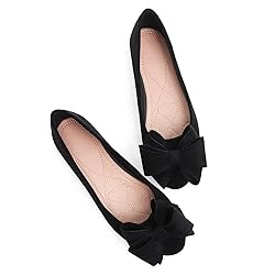 Hee grand Bowknot Flats for Women Classic Round Toe