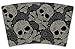 Mugzie Paisley Skulls Travel Mug with Insulated Wetsuit Cover, 16 oz, Black