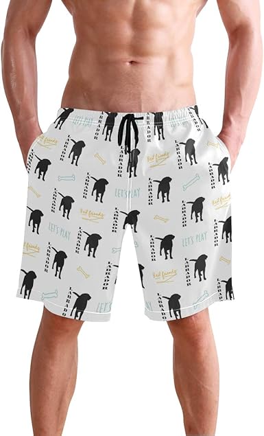 boys black swim trunks