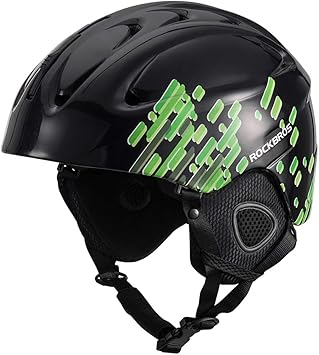 Amazon Rockbros ロックブロス スキーヘルメット スノーボード ヘルメット 耐衝撃 高剛性 防風 防寒 ゴーグル対応 怪我防止 調節可能 スキーシーズン Rockbros ヘルメット