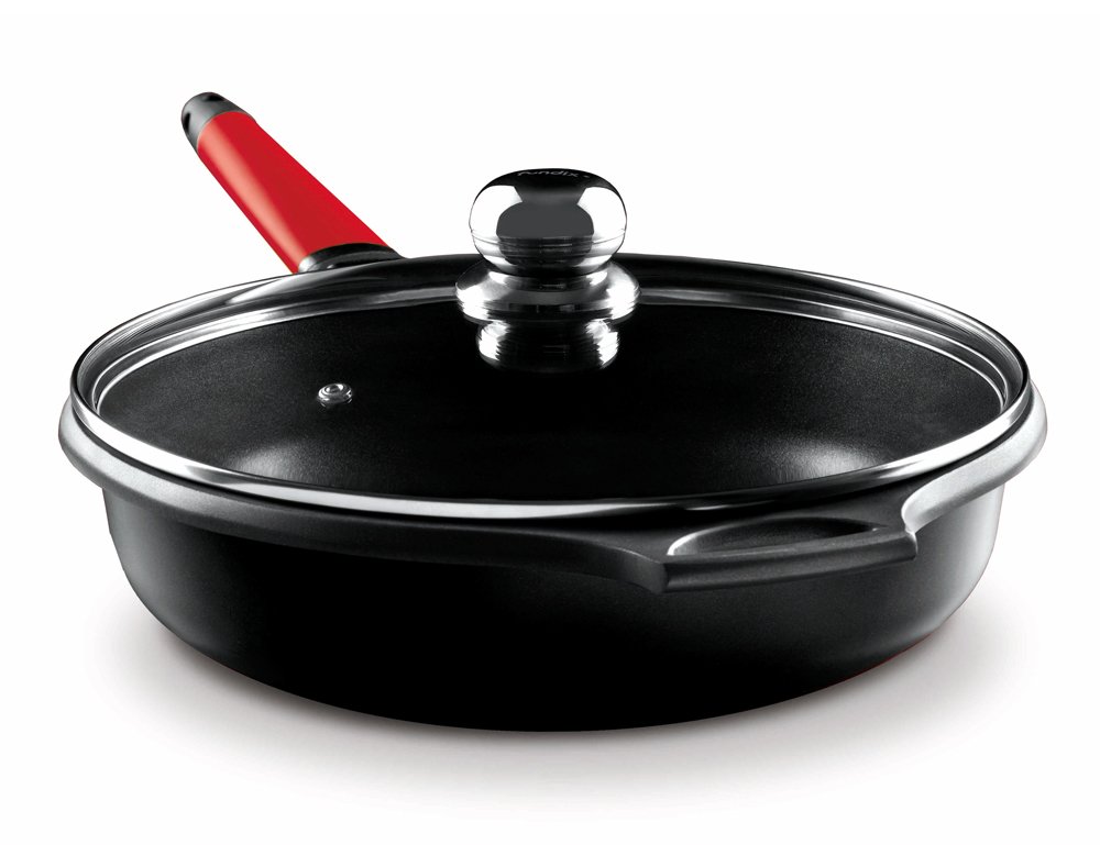 Fundix Castey 30 cm 4.5 Litre Nonstick Cast Aluminium Induction Sauté