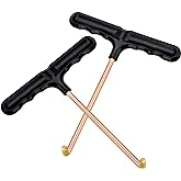 TecUnite 2 Pack Trampoline Spring Pull Tool, T-Hook Spring Puller | Steel T-Hook Design, Easy Spring Assembly, Fits Most Trampolines, Replacement Puller Tool