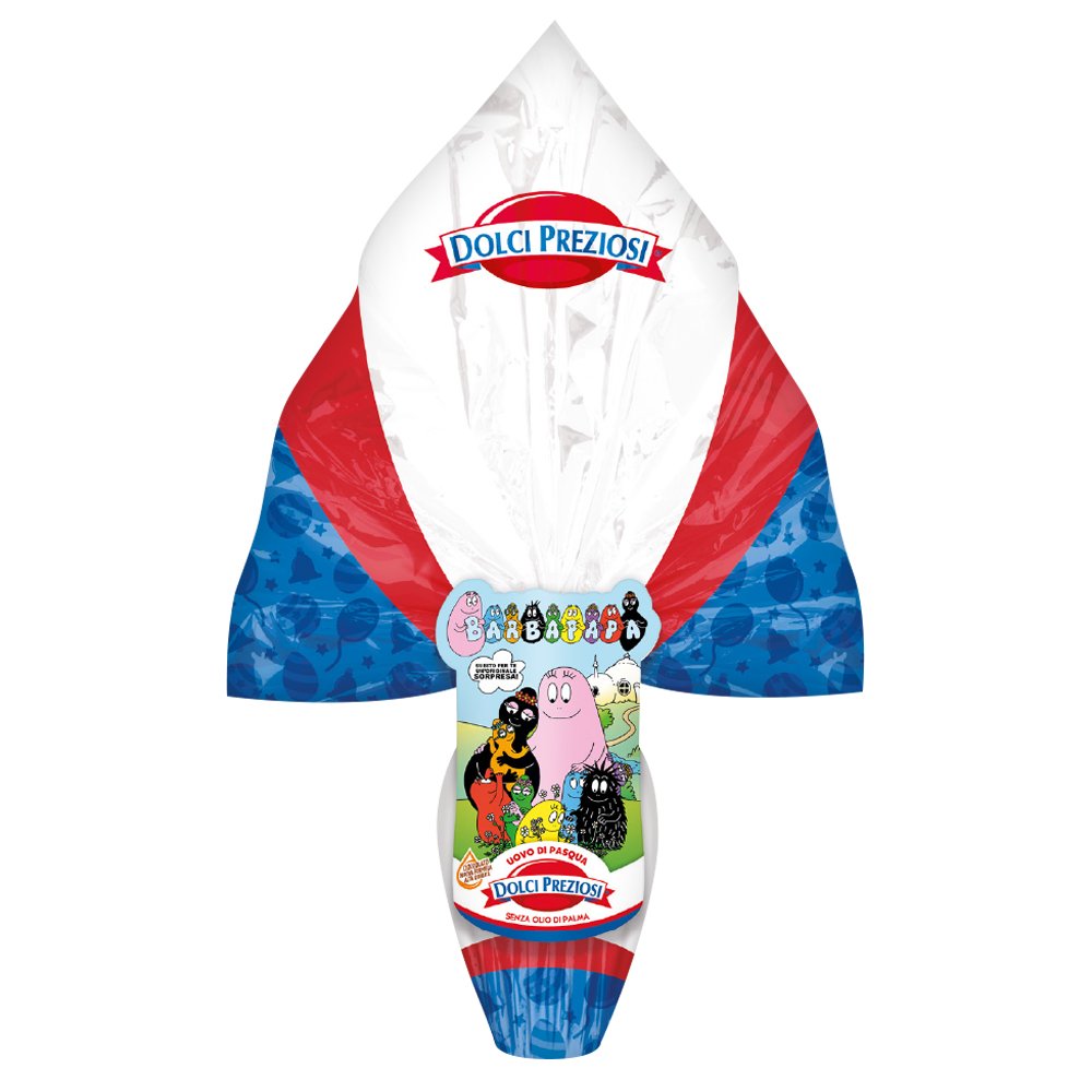 Uovo di Pasqua PJ MASKS con SORPRESA da 320 gr Finissimo cioccolato al latte DOLCI PREZIOSI Gattoboy Gufetta Gekko Super pigiamini Pj Masks 320 gr