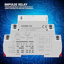 Pulse Relay,Jadpes Grm8-02 Ac/Dc 12-240V Electronic