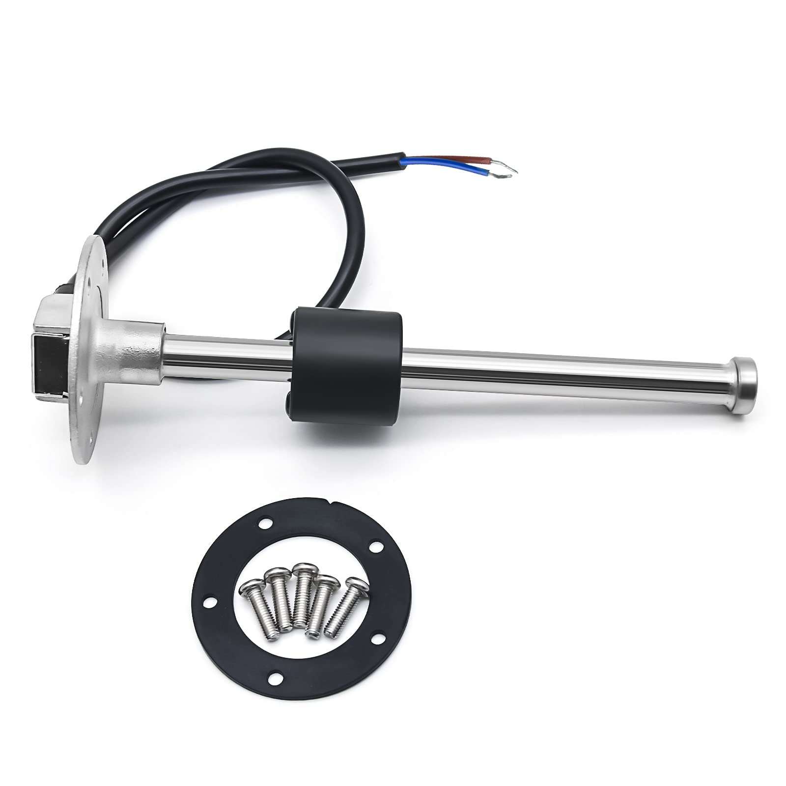 Marine Boat Fuel Level Sending Units - 125mm Water Level Gauge Sensor, 5 Hole Fit, 0-190ohms
