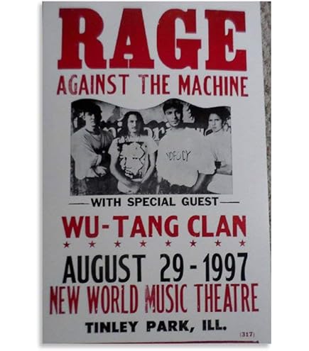 Amazon.com: LPGI Rage Against The Machine Fabric Poster, 30