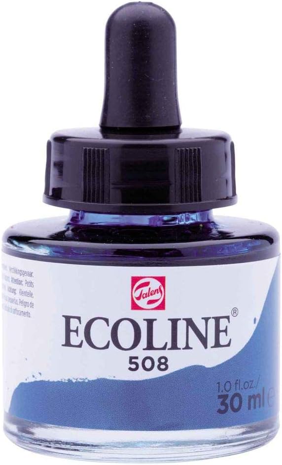 Talens Ecoline Liquid Watercolour Prussian Blue 30 ml, 30 ml (Lot de 1)
