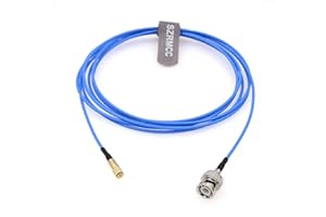SZRMCC BNC Male to M5 Microdot Male Test Cable Coaxial Sensor Extension Cable Low Noise for 10-32 UNF Vibration Accelerometer Pressure Sensors (1m)
