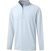 Rouen Quarter Zip Pullover Men Performance Dry Fit Mock Neck Brushed Casual Sports Golf Mens 1/4 Zip Pullover Sweatshirts