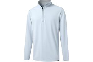 Rouen Quarter Zip Pullover Men Performance Dry Fit Mock Neck Brushed Casual Sports Golf Mens 1/4 Zip Pullover Sweatshirts