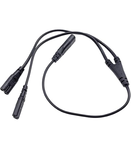 Amazon.com: LBSC IEC320 C8 to 2X C7 Y Split AC Power Cord, IEC