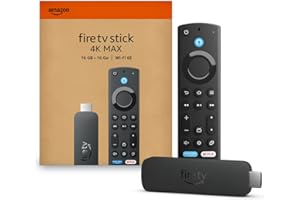 Amazon Fire TV Stick 4K Max streaming device, with AI-powered Fire TV Search, supports Wi-Fi 6E, free & live TV without cable