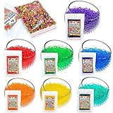 AINOLWAY Water Beads, 30 OZ ( 80,000 Beads) Crystal Water Gel Bead for Kids Sensory Toys, Vase Filler, Home Décor, Transparent Jelly Pearls 9 Pack Water Bead