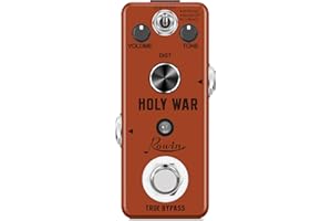 Rowin Analog Heavy Metal Distortion Pedal for Guitar True Bypass