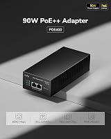 Cudy POE400 90W PoE++ Injector Adapter Gigabit IEEE 802.3bt/at/af RJ45 Metal view 2
