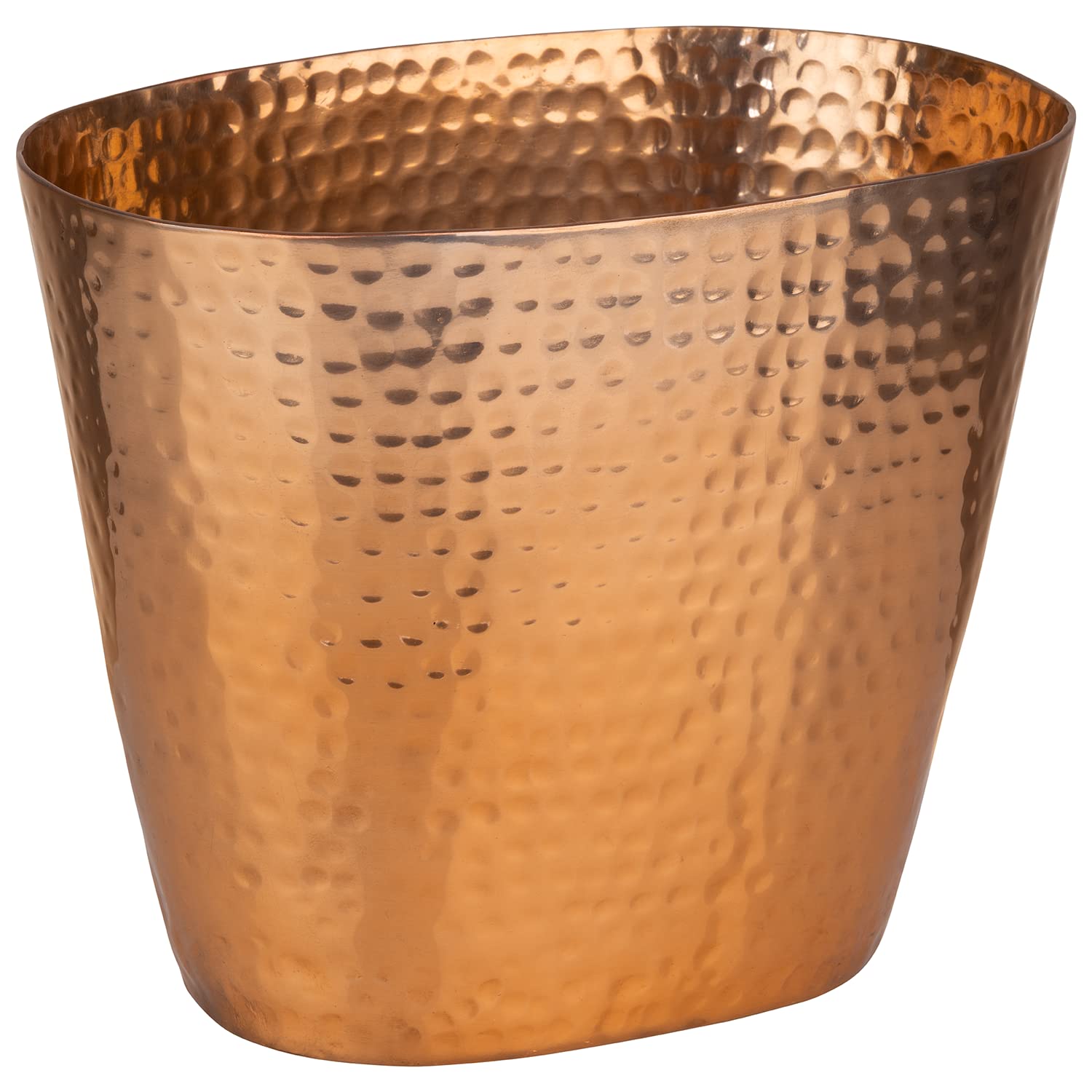 APS Small 36106 Wine/Champagne Cooler Aluminium for 1 Bottle 20.5 x 14 x 17 cm Copper Look