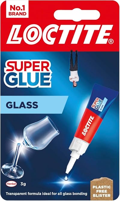 Loctite Glass Bond Glass Glue 3g Clear Instant Bonding Adhesive
