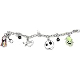 Disney Tim Burton's The Nightmare Before Christmas Charm Metal Bracelet