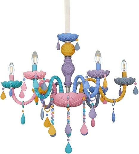 Amazon Co Jp ペンダントライト かわいいクリスタルシャンデリア レストランライト ベッドルームライト 子供部屋 女の子 プリンセス シャンデリア 新築 結婚式 部屋 カラーランプ 天井シャンデリア 子供の寝室用 ランプを固定 69cm 60cm ホーム キッチン