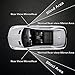 Blind Spot Mirror, DEDC Fan Shape 360 Degree Rotate Sway Adjustabe Blind Spot Mirrors, HD Glass Convex (Low Curvature) Frameless Stick On Lens (Pack of 2)