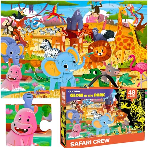 QUOKKA 2х3 FT Floor Puzzles Vine for Adults - Animals