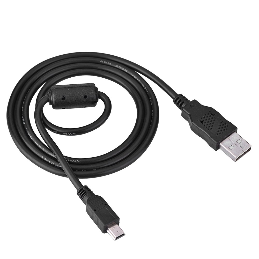 Eboxer USB Cable for Canon Camera, USB 2.0 to Mini B 5-Pin Data Cable for Canon Camera IXUS 990 IS 980 IS 970 IS 870 IS 200 A310 A400 A410 A420 A430 A450 A460 A470 A480 A490 A495 A510