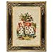 Dreamery Studio Alice in Wonderland Art Print on Upcycled Antique Book Page, Painting Rosebush, 8X10.5 Color