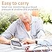 Wamlife Blood Pressure Monitor Upper Arm with Easy to Use, Large Display & Voice, Wide-Range Cuff for Home (Classical Black)