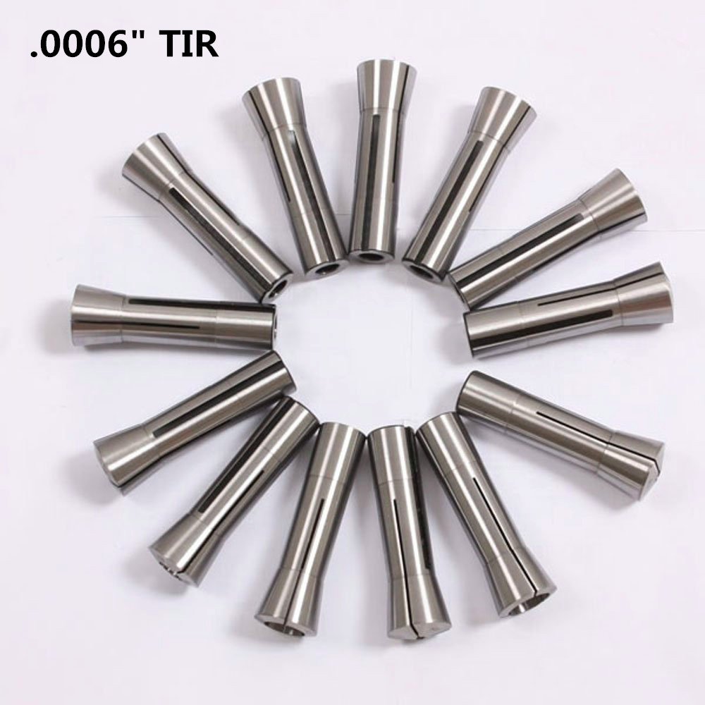13pcs Precision R8 Collets Set 1/8 7/8" Mill Chuck Holder for