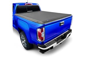 Tyger Auto T1 Soft Roll-up Truck Bed Tonneau Cover Compatible with 2019-2022 Chevy Colorado / GMC Canyon | 5'2" Bed | TG-BC1C9052 | Vinyl, Black
