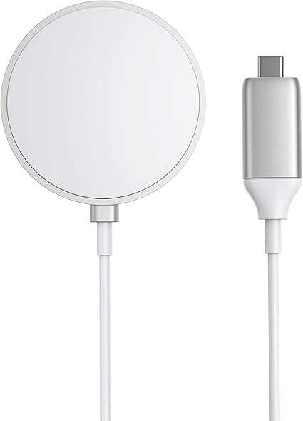 Amazon Com Magnetic Wireless Charger Anker Wireless Charger With 5ft Built In Usb C Cable Powerwave Magnetic Pad 7 5w Charging For Iphone 12 12 Pro 12 Pro Max 12 Mini No Ac Adapter